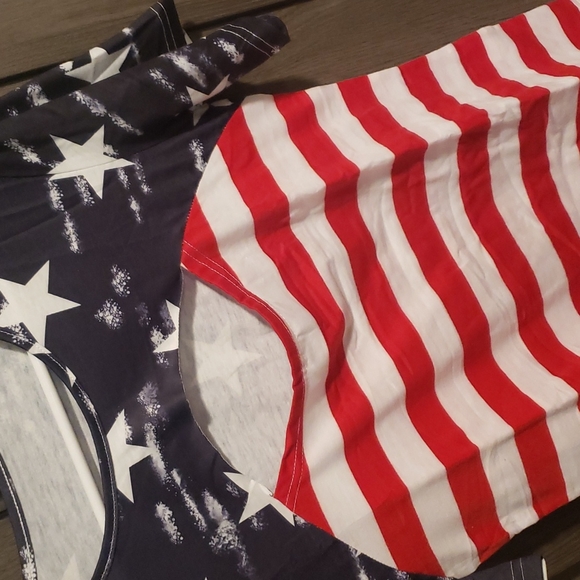 🔥New boutique cut out American flag tee - Picture 9 of 11